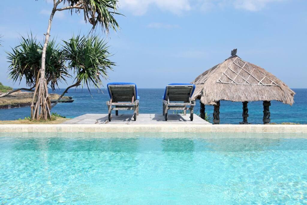 Villa Lumba Lumba - Oceanfront & Spectacular View! 蓝梦岛 外观 照片
