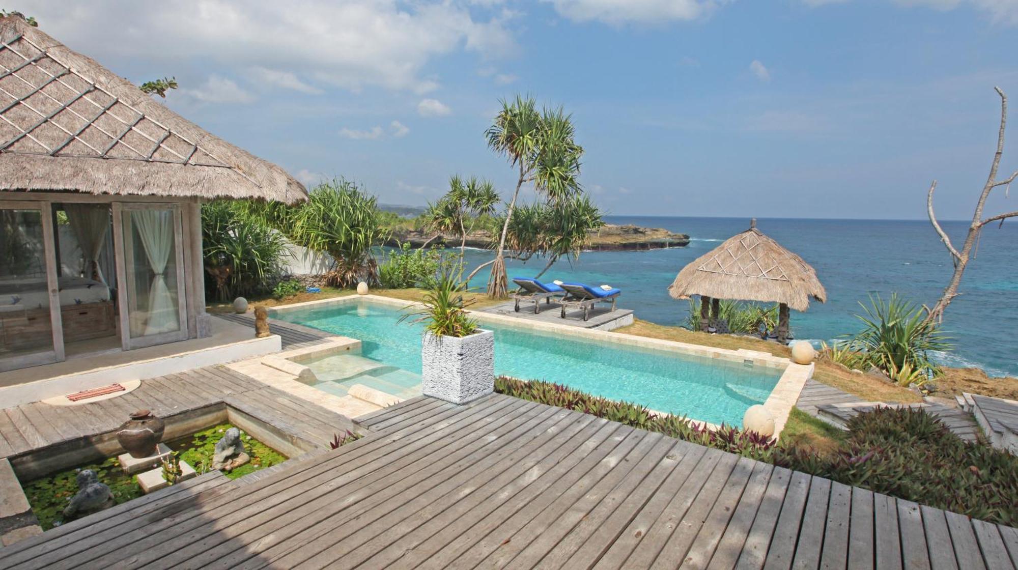 Villa Lumba Lumba - Oceanfront & Spectacular View! 蓝梦岛 外观 照片