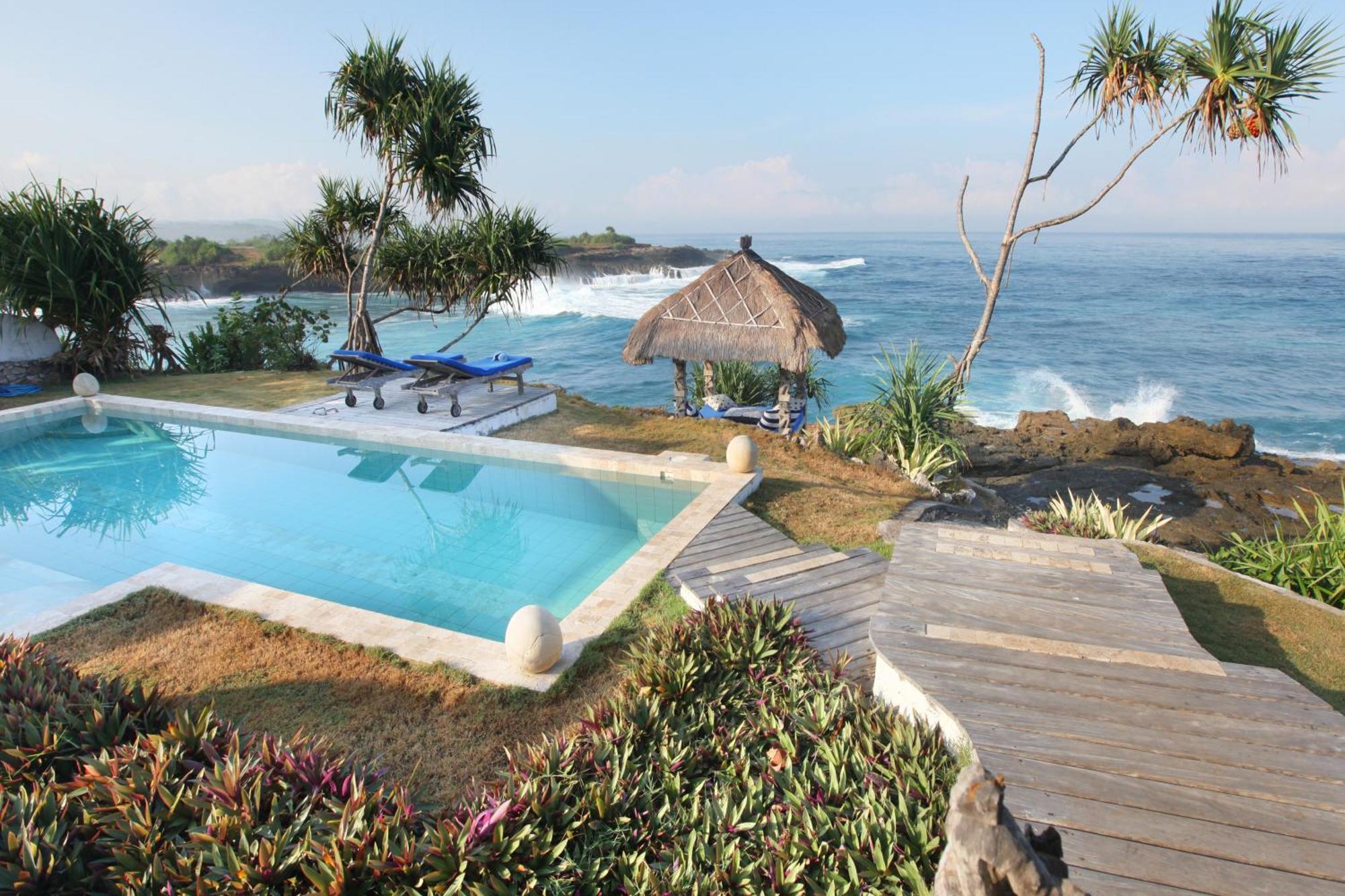 Villa Lumba Lumba - Oceanfront & Spectacular View! 蓝梦岛 外观 照片